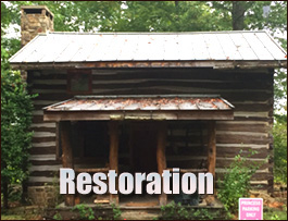 Historic Log Cabin Restoration  Yorkville, Ohio